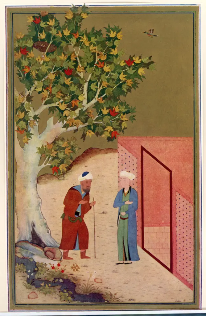 Behsad, Kemal-ad-Din , Scena in giardino