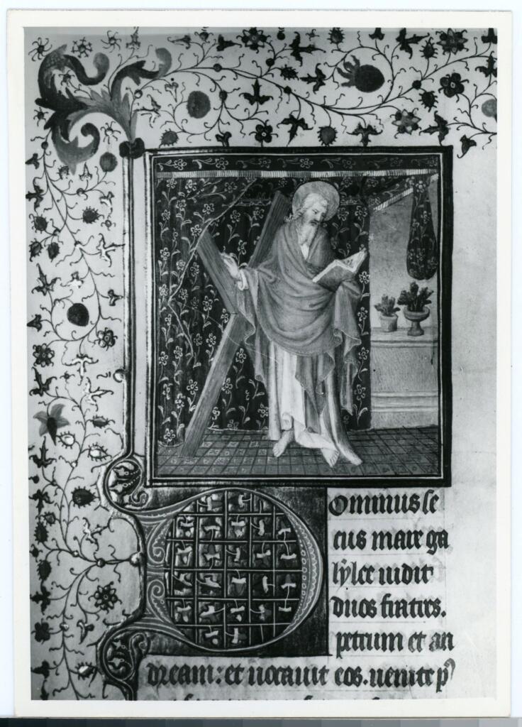 &nbsp; , Maestro delle Ore del maresciallo Boucicaut, attr. - sec. XV, primo quarto - Lucca, Biblioteca Statale, ms. 3122, f. 219r, particolare