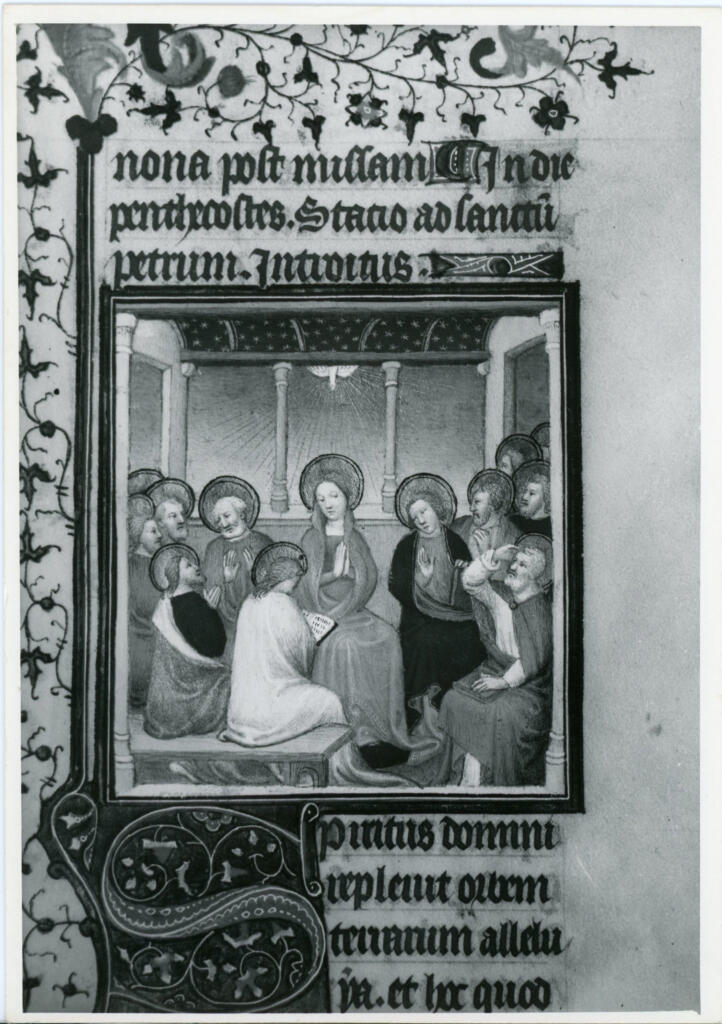 Maestro delle Ore del maresciallo Boucicaut, attr. - sec. XV, primo quarto - Lucca, Biblioteca Statale, ms. 3122, f. 178r, particolare , fronte