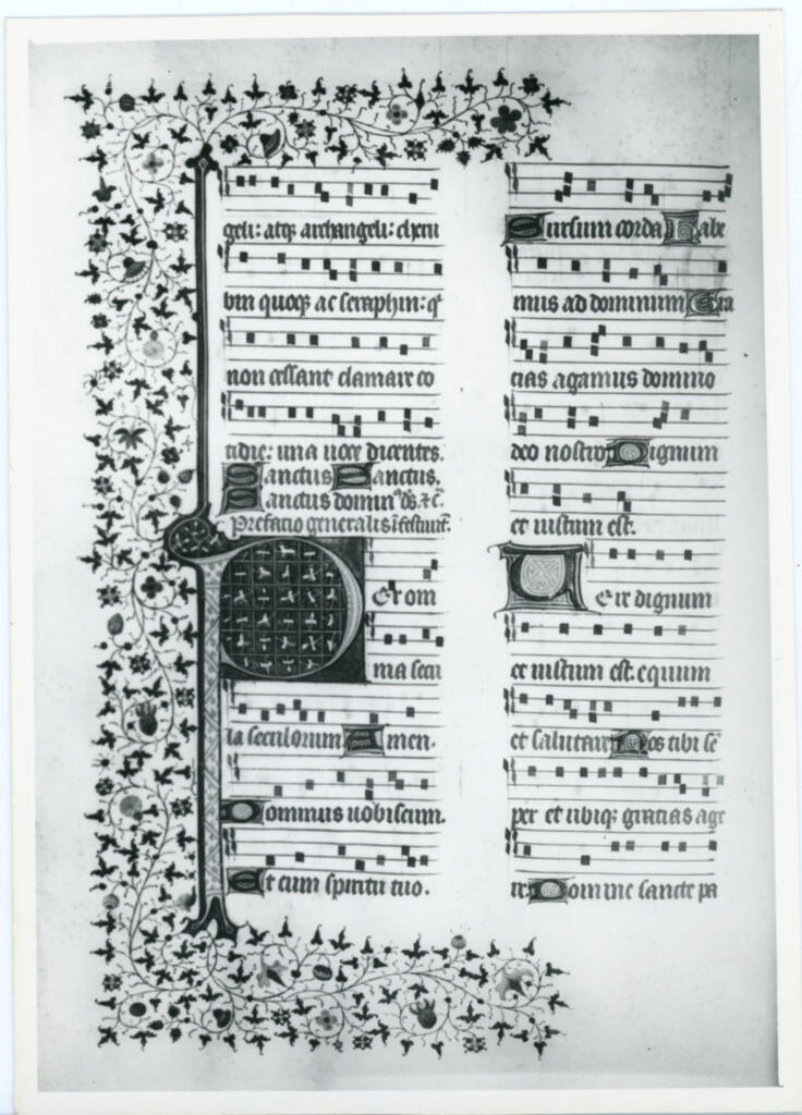 &nbsp; , Maestro delle Ore del maresciallo Boucicaut, attr. - sec. XV, primo quarto - Lucca, Biblioteca Statale, ms. 3122, un foglio intero