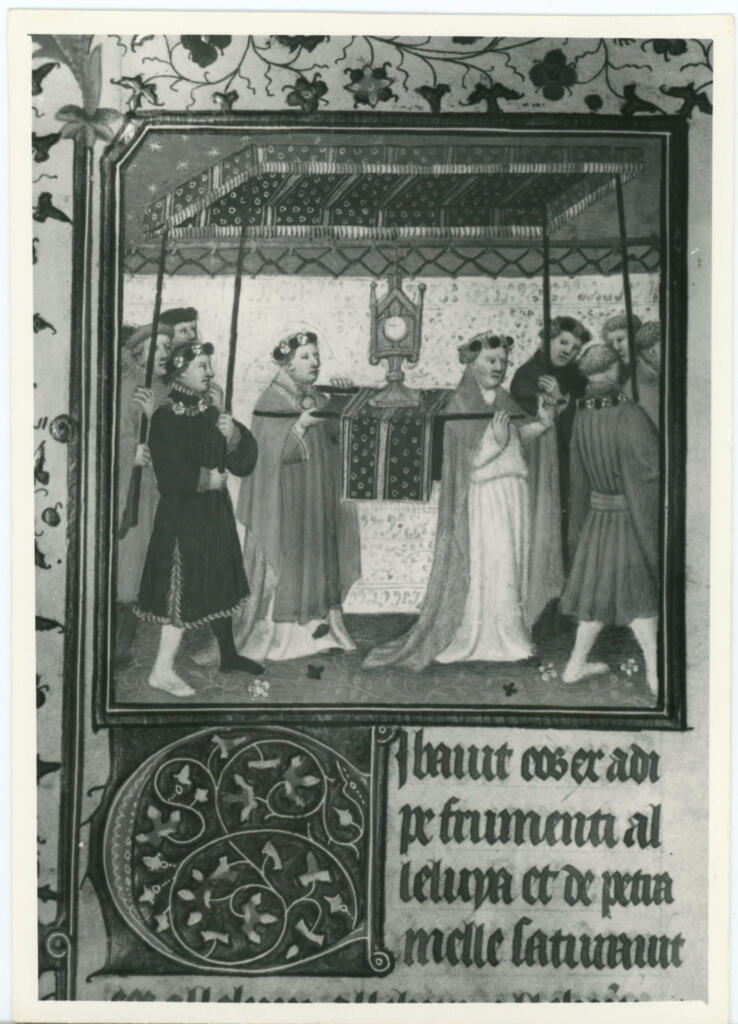 &nbsp; , Maestro delle Ore del maresciallo Boucicaut, attr. - sec. XV, primo quarto - Lucca, Biblioteca Statale, ms. 3122, f. 188v, particolare