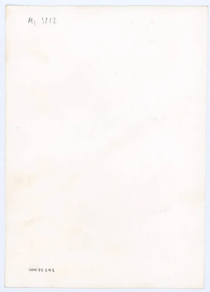 Maestro delle Ore del maresciallo Boucicaut, attr. - sec. XV, primo quarto - Lucca, Biblioteca Statale, ms. 3122, f. 275v, particolare , retro