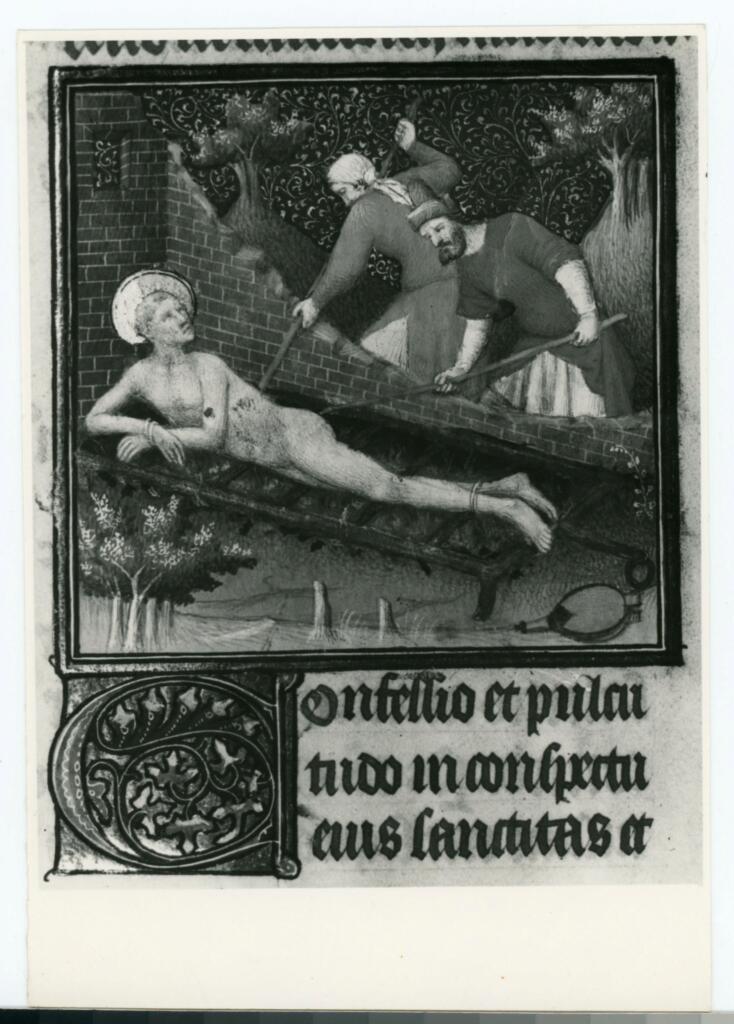 Ente Provinciale per il Turismo - Lucca , Ente Provinciale per il Turismo - Lucca, Maestro delle Ore del maresciallo Boucicaut, attr. - sec. XV, primo quarto - Lucca, Biblioteca Statale, ms. 3122, f. 261r, particolare , fronte