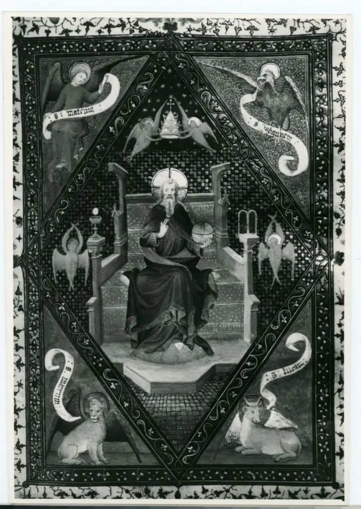 Ente Provinciale per il Turismo - Lucca , Ente Provinciale per il Turismo - Lucca, Maestro, delle Ore del maresciallo Boucicaut, attr. - sec. XV, primo quarto - Lucca, Biblioteca Statale, ms. 3122, f. 152r, particolare , fronte