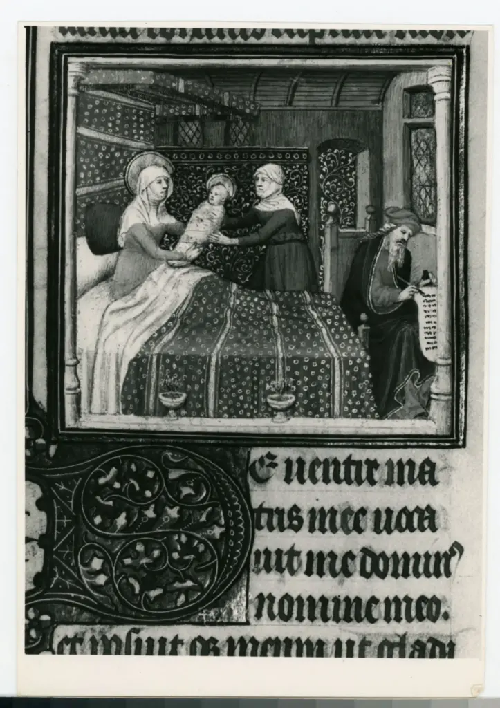 Ente Provinciale per il Turismo - Lucca , Ente Provinciale per il Turismo - Lucca, Maestro delle Ore del maresciallo Boucicaut, attr. - sec. XV, primo quarto - Lucca, Biblioteca Statale, ms. 3122, f. 246v, particolare , fronte