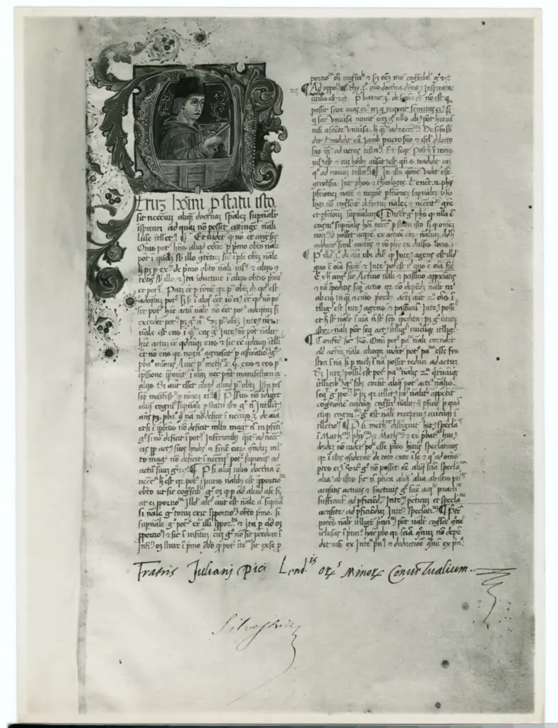Istituto Centrale per il Catalogo e la Documentazione: Fototeca Nazionale , Rovigo - Accademia dei Concordi - C. 1 del Codice "Jo Scoti in I sententiarium" , fronte