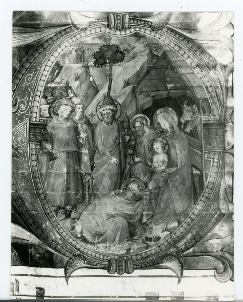 Gabinetto Fotografico della Soprintendenza Speciale per il Patrimonio Storico, Artistico ed Etnoantropologico e per il Polo Museale della città di Firenze , Franchi Rossello di Jacopo (?) - 1429 - Prato, Museo dell'Opera del Duomo, ms. D, f. 71v, particolare , fronte