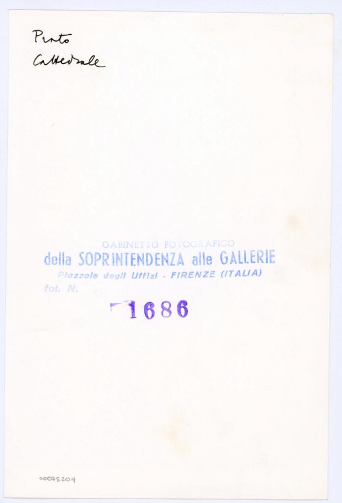 Gabinetto Fotografico della Soprintendenza Speciale per il Patrimonio Storico, Artistico ed Etnoantropologico e per il Polo Museale della città di Firenze , Filippo di Matteo Torelli - 1429 - Prato, Museo dell'Opera del Duomo, ms. D, f. 48v, intero , retro