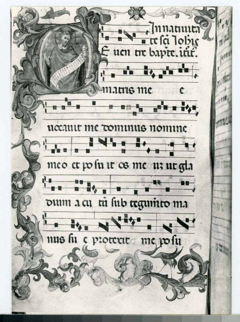 Gabinetto Fotografico della Soprintendenza Speciale per il Patrimonio Storico, Artistico ed Etnoantropologico e per il Polo Museale della città di Firenze , Anonimo - sec. XIV, terzo quarto - Pieve di San Giovanni Battista a Remole, Graduale s.n., f. 12v, intero , fronte