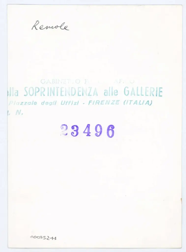 Gabinetto Fotografico della Soprintendenza Speciale per il Patrimonio Storico, Artistico ed Etnoantropologico e per il Polo Museale della citt&agrave; di Firenze , Anonimo - sec. XIV, terzo quarto - Pieve di San Giovanni Battista a Remole, Graduale s.n., f. 12v, intero , retro