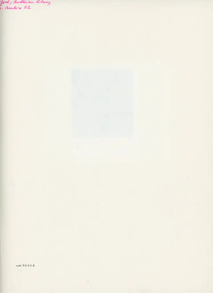 Anonimo , Oxford, Bodleian Library - Ms. Barlow 22 , retro