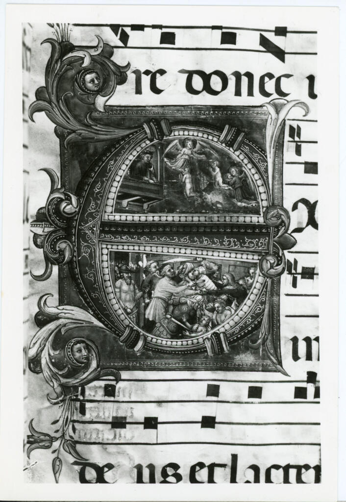 Gabinetto Fotografico della Soprintendenza Speciale per il Patrimonio Storico, Artistico ed Etnoantropologico e per il Polo Museale della città di Firenze , Battista di Biagio Sanguigni - 1429 - Prato, Museo dell'Opera del Duomo, ms. D, f. 67r, particolare , fronte