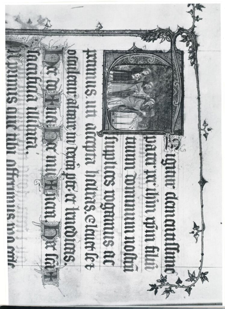Anonimo , Anonimo - sec. XIV, primo quarto - Cambridge, The Fitzwilliam Museum, manoscritto MS 84-1972, f. 83v , fronte