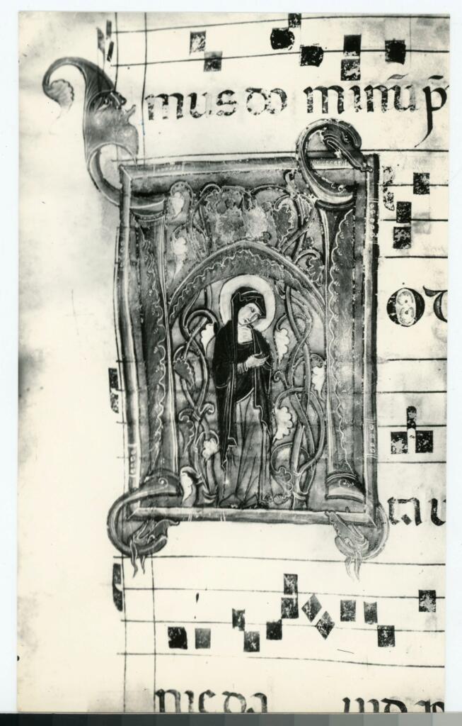 Gabinetto Fotografico della Soprintendenza Speciale per il Patrimonio Storico, Artistico ed Etnoantropologico e per il Polo Museale della città di Firenze , Arezzo. Duomo - sec. XIII - Corale pag. 109 , fronte