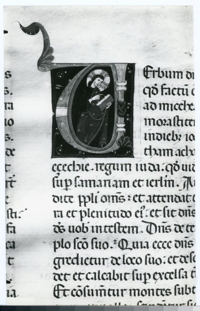 Gabinetto Fotografico della Soprintendenza Speciale per il Patrimonio Storico, Artistico ed Etnoantropologico e per il Polo Museale della città di Firenze , Arezzo. Duomo - sec. XIII - Corale F pag. 4 , fronte