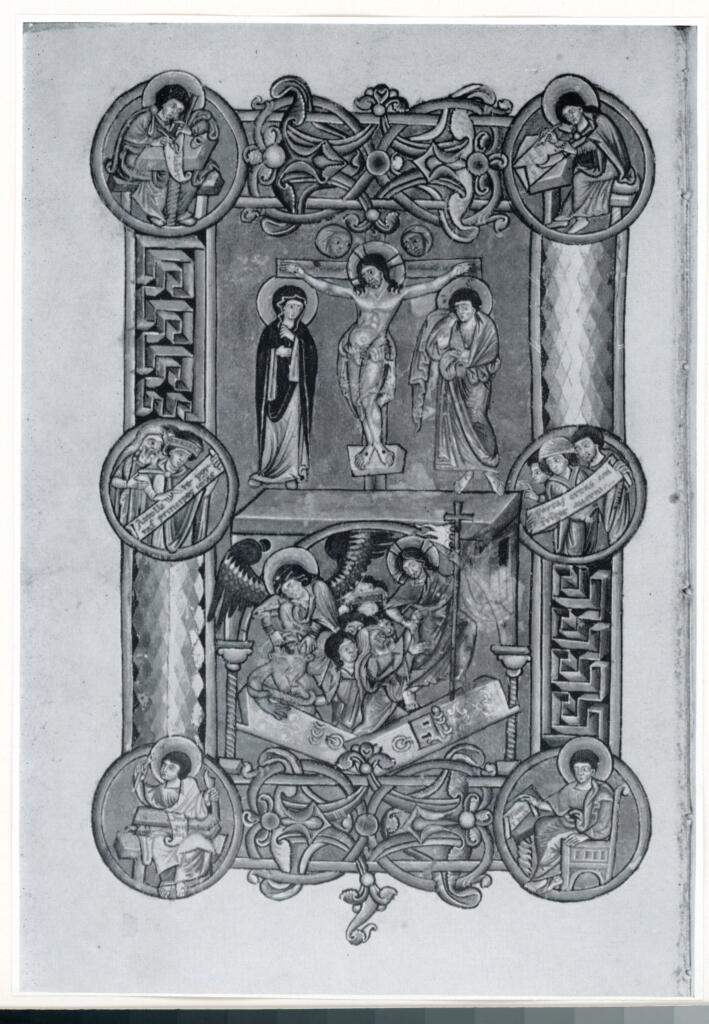 Anonimo , Illuminated Manuscript: Latin New Testament, late 12th-early13th century, Italian, the property of The Rt Hon. The Lord Astor of Hever , fronte