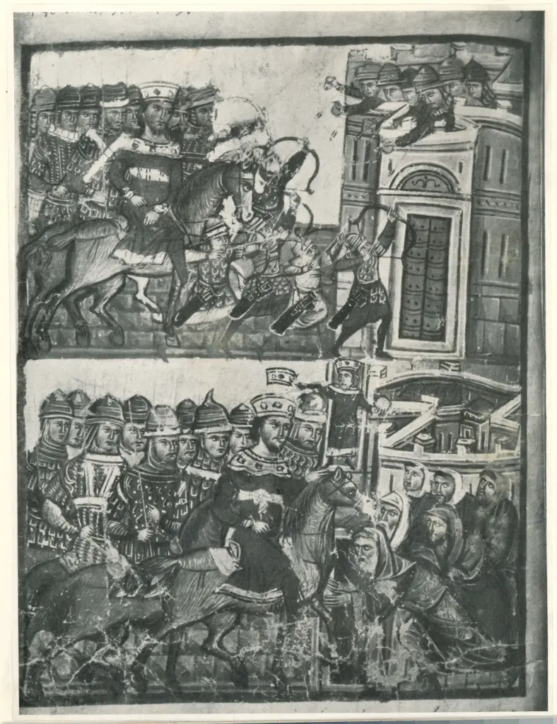 Anonimo , Venezia, Scuola di S. Giorgio dei Greci - Codice di Alessandro Magno, sec. XI , fronte