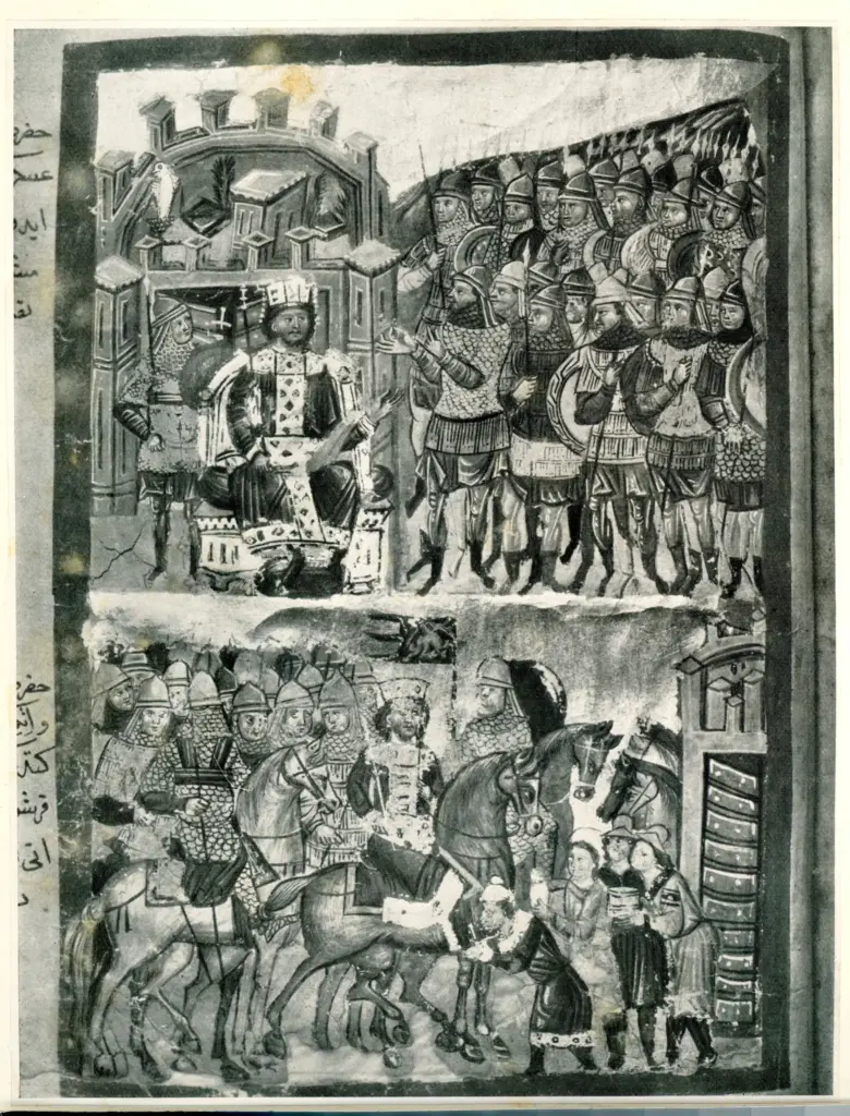 Anonimo , Venezia, Scuola di S. Giorgio dei Greci - Cod. di Alessandro Magno, sec. XI - (attr.) , fronte