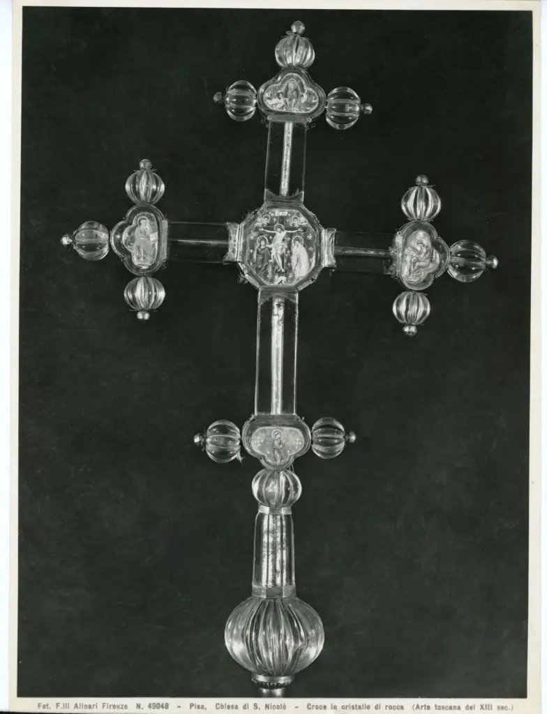 Anonimo sec. XIII , Crocifissione di Cristo con i dolenti, San Francesco d'Assisi