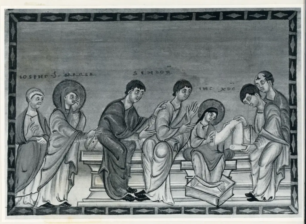 Anonimo , Trier, Stadtbibliothek - Codice di Egberto - c. 980 , fronte