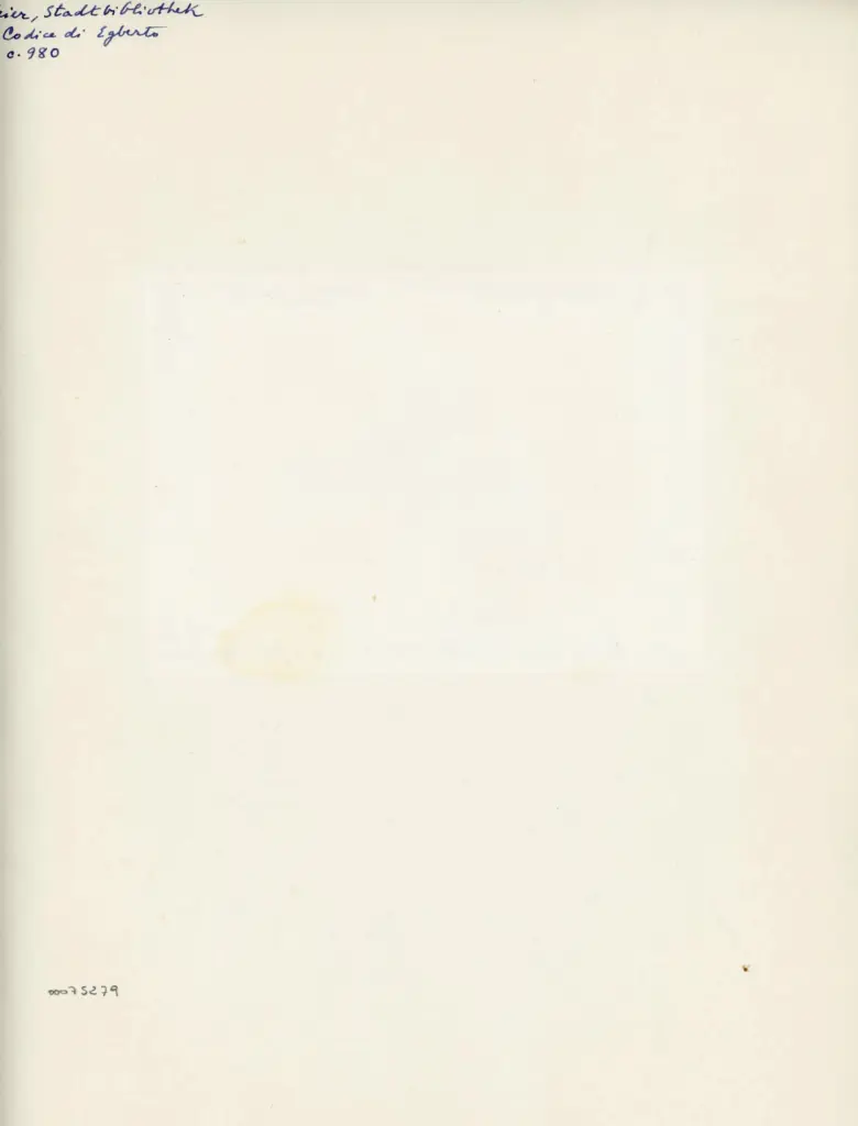 Anonimo , Trier, Stadtbibliothek - Codice di Egberto - c. 980 , retro