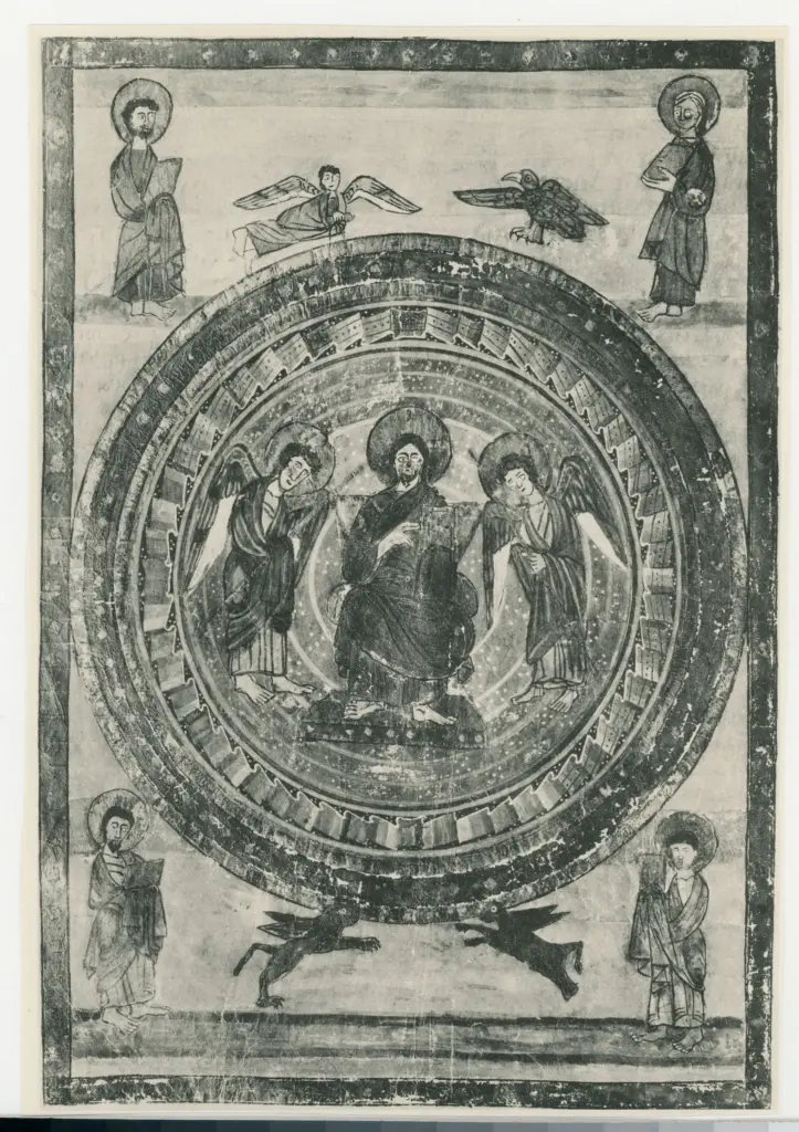 Anonimo , Vetus et Novum Testamentum./ Cod. membr. saec. VII.-VIII./ Laur. Amiatinus I. , fronte