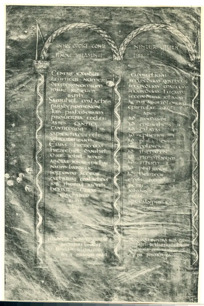 Anonimo sec. VII/ VIII , Pagina purpurea, Testo scritto