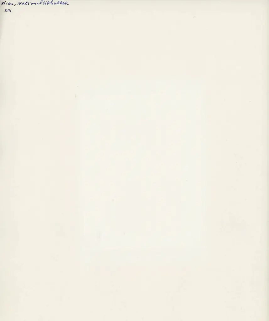 Anonimo , Wien, Nationalbibliothek - XIII , retro