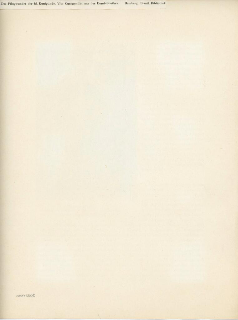 Anonimo , Das Pflugwunder der hl. Kunigunde. Vita Cunegundis, aus der Dombibliothek - Bamberg, Staatl. Bibliothek , retro