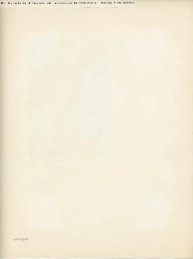 Anonimo , Das Pflugwunder der hl. Kunigunde. Vita Cunegundis, aus der Dombibliothek - Bamberg, Staatl. Bibliothek , retro