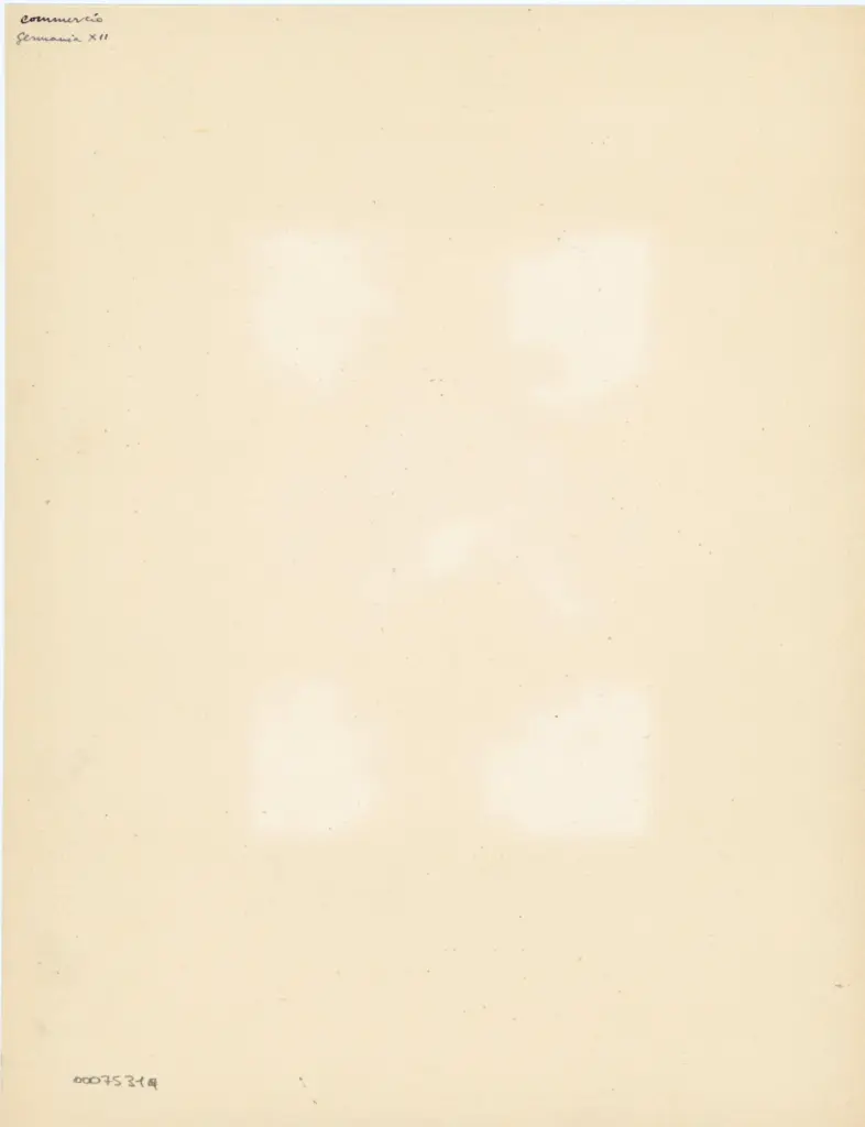 Anonimo , Anonimo - sec. XII - pagina miniata di un manoscritto tedesco , retro