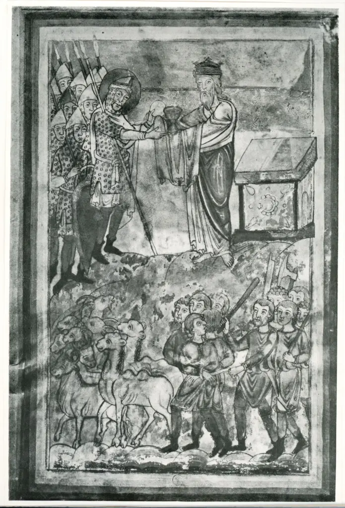 Anonimo , Anonimo - sec. XII - Londra, Victoria and Albert Museum, Manuscript Cutting, Accession number 8982 , fronte