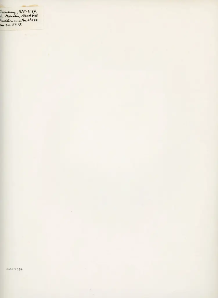 Anonimo , Anonimo - 1175-1187 - pagina di un manoscritto miniato , retro