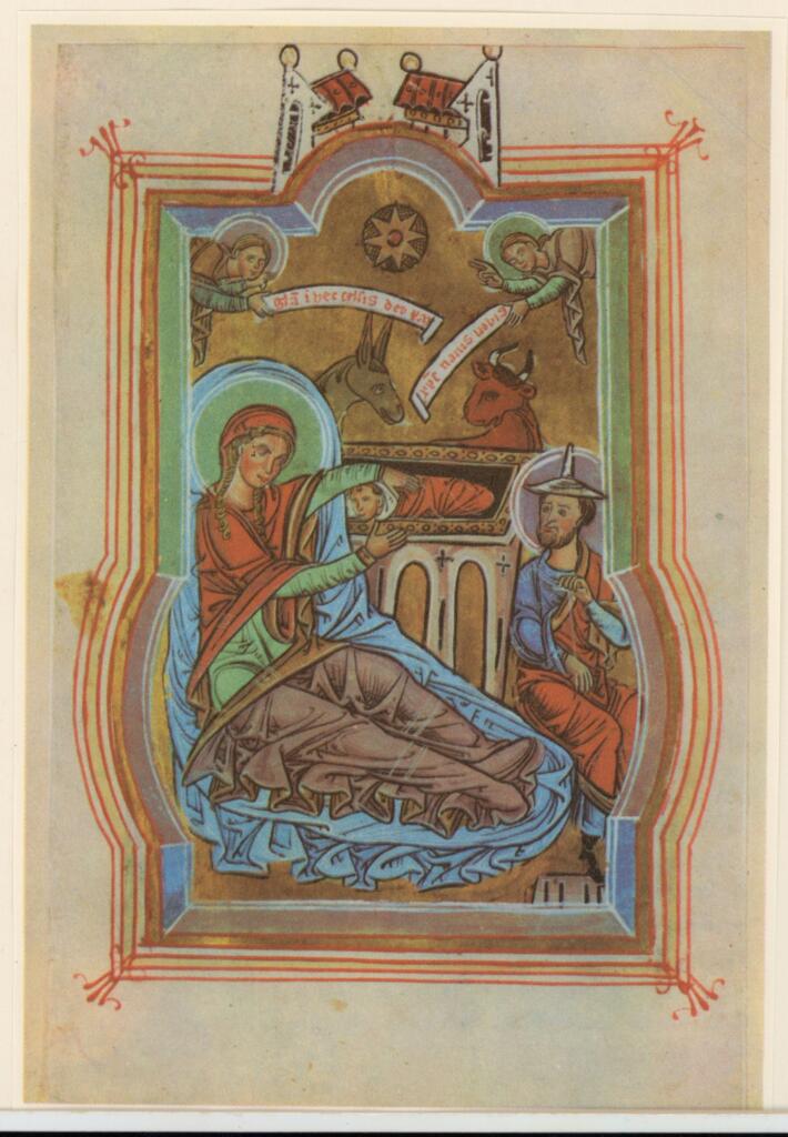 Anonimo , Anonimo - sec. XIII, ca. 1220 - Manoscritto, Natività , fronte