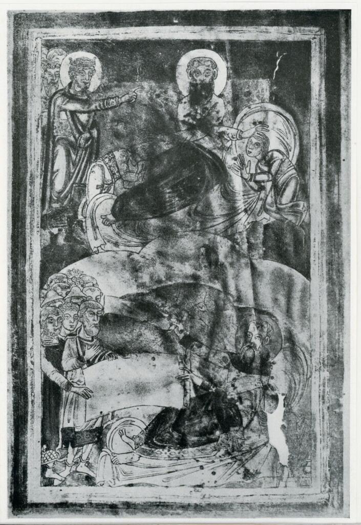 Anonimo , Histoire deJjacob. Miniature Wittert. (verso) , fronte