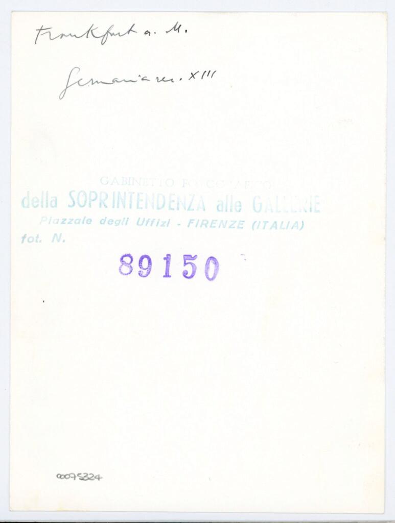 Gabinetto Fotografico della Soprintendenza Speciale per il Patrimonio Storico, Artistico ed Etnoantropologico e per il Polo Museale della città di Firenze , Anonimo tedesco - sec. XIII - manoscritto, una pagina miniata , retro