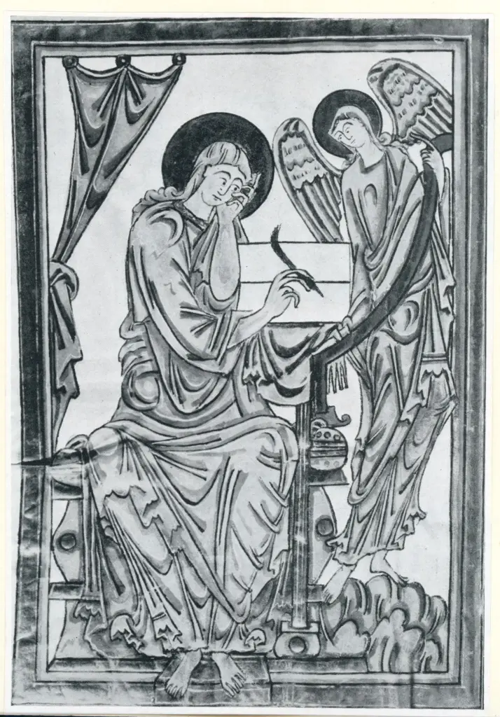 Anonimo , New York - Pierpont Morgan Library Ms 709 - f. 2v. - English XI sec. , fronte