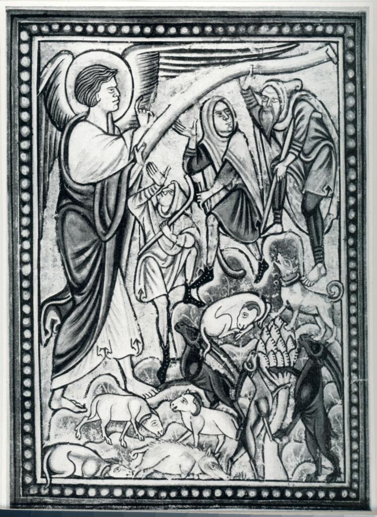 Anonimo , Anonimo sec. XI/ XII - ca. 1200 - Oxford, Bodleian Library, manoscritto Gough Liturg. 2, f. 14r , fronte