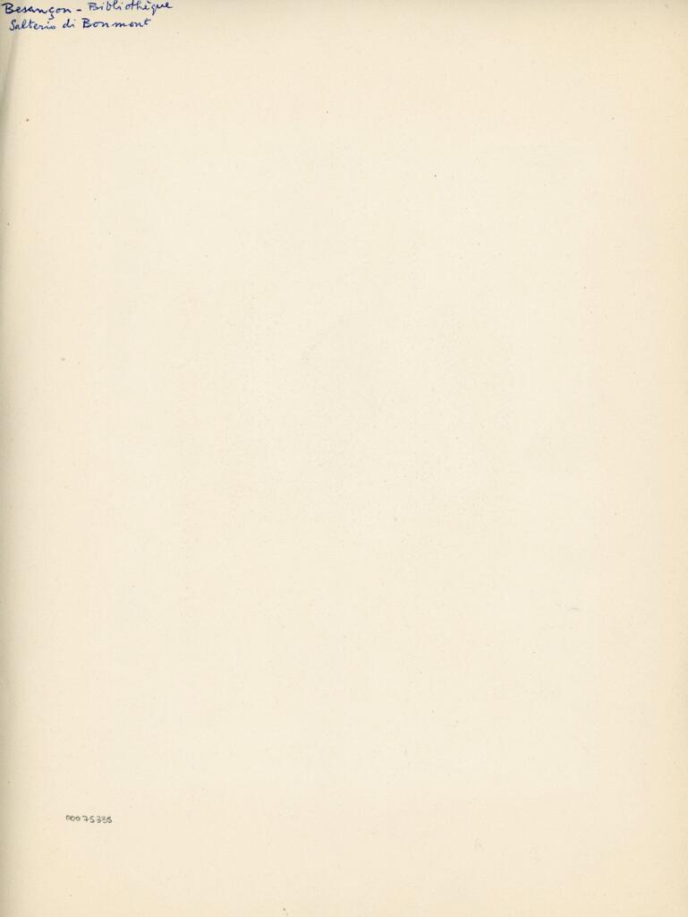 Anonimo , Besançon - Bibliothèque - Salterio di Bonmont , retro