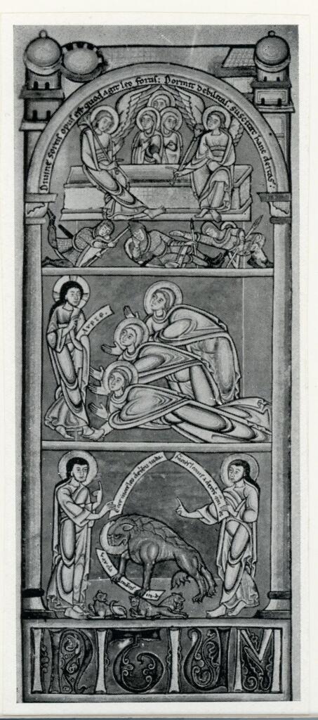 Anonimo , Bible de Floreffe. F° 179 v°. (Brit. Mus.). , fronte