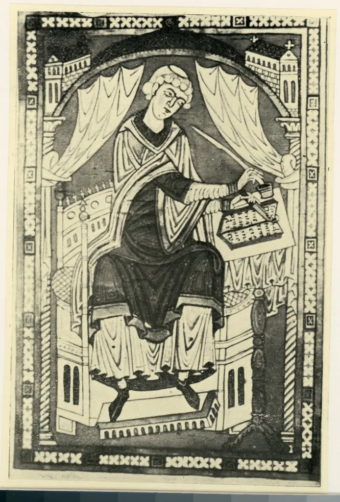 Anonimo , Vie de Saint-Amand. (Valenciennes, Ms 501, fol. 5 v°. , fronte