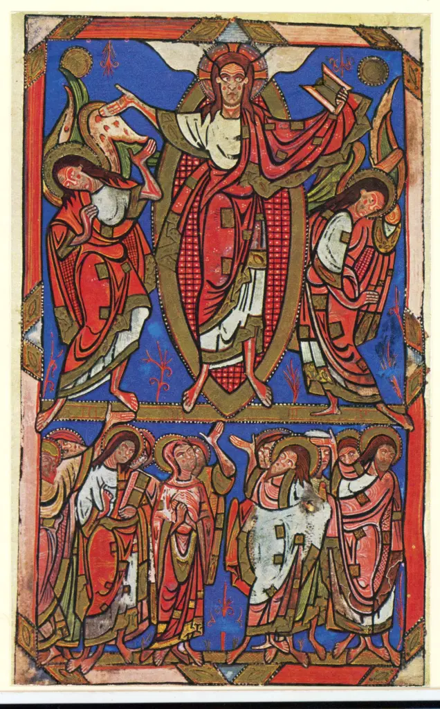 Anonimo , Paris, Bibl. Nationale, Lat. 9438, fol. 84v. - Sacramentario di Limoges, c. 1100. - , fronte