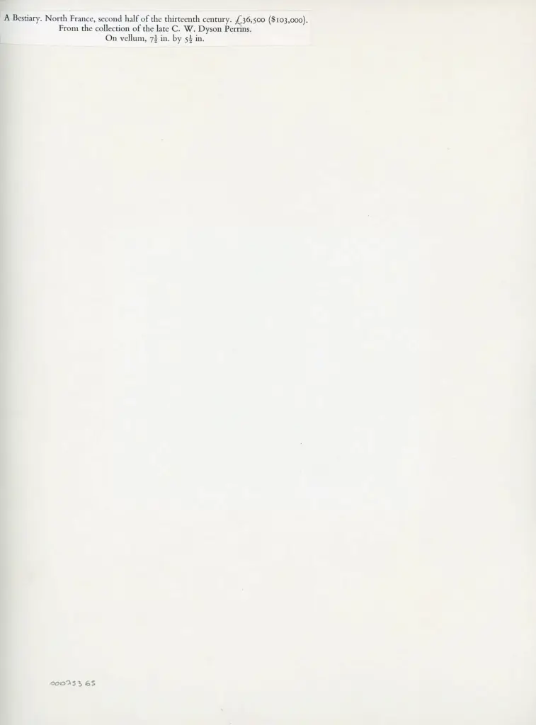 Anonimo , Anonimo - ca. 1290 - Los Angeles, J. Paul Getty Museum, Ms. Ludwig XV 3 (83.MR.173), Bestiario, f. 89v , retro
