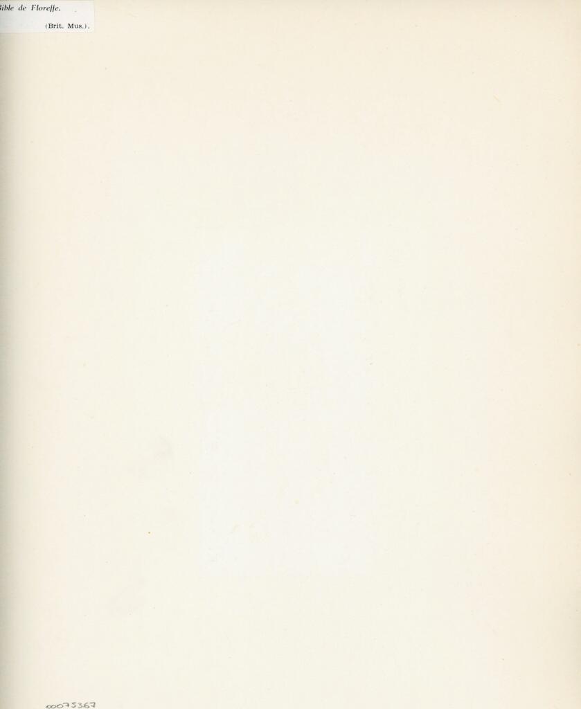 Anonimo , Bible de Floreffe. (Brit. Mus.) , retro