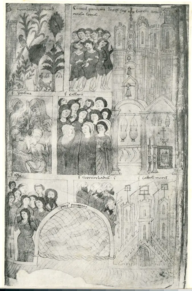 Anonimo sec. XII , Scena di lutto