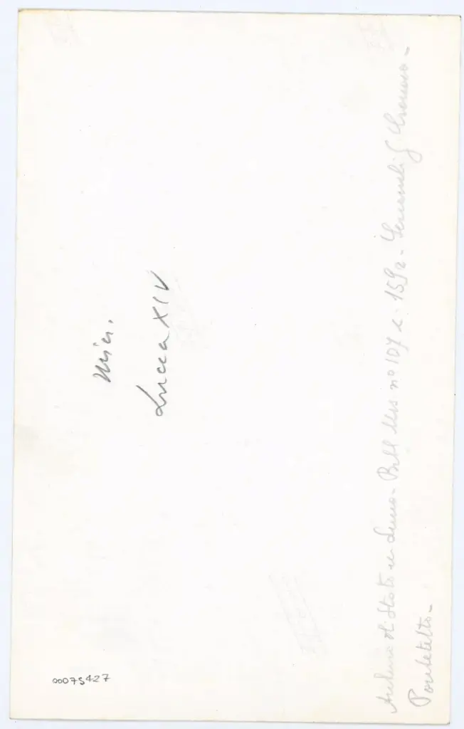 Anonimo , Archivio di Stato in Lucca - Bibl. Ms n&deg; 107 c. 159r. Sercambi G. Cronaca - Pontetetto. , retro