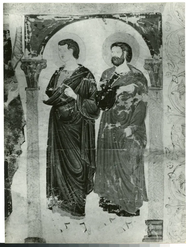 Foto Grassi , Anonimo - sec. XIII, met&agrave; - Pisa, Museo dell'Opera del Duomo, Exultet 3, particolare , fronte