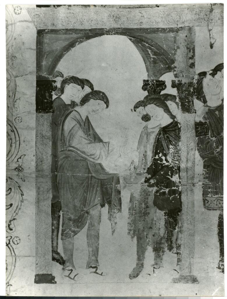 Foto Grassi , Anonimo - sec. XIII, metà - Pisa, Museo dell'Opera del Duomo, Exultet 3, particolare , fronte
