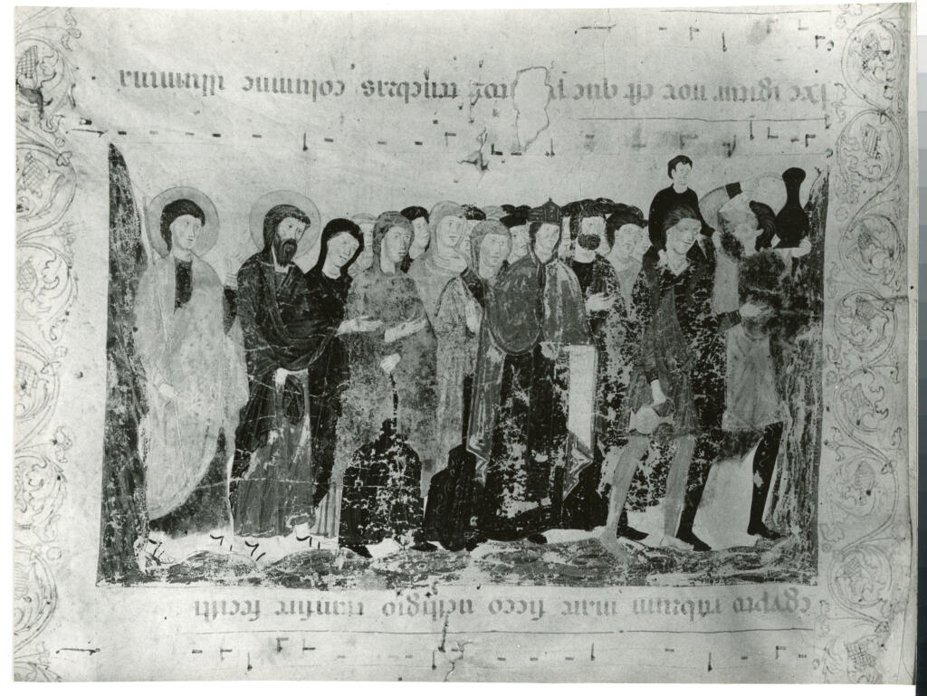 Foto Grassi , Anonimo - sec. XIII, metà - Pisa, Museo dell'Opera del Duomo, Exultet 3, intero , fronte
