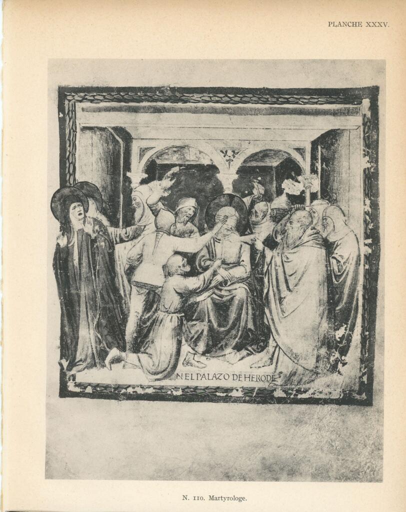 Anonimo , Maestro del Martirologio dei Battuti Neri di Ferrara - sec. XV - Venezia, Fondazione Giorgio Cini, ms. 2501/2, f. 6r , fronte